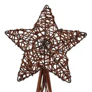 ESTRELA PONTEIRA 31 CM HOHO HOME - MARROM/MANJERICÃO - Foto 5