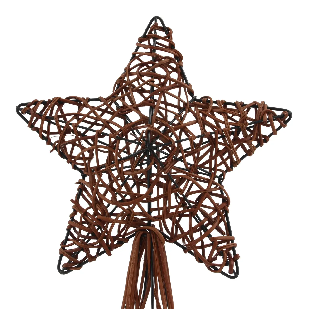 ESTRELA PONTEIRA 31 CM HOHO HOME - MARROM/MANJERICÃO - Foto 5