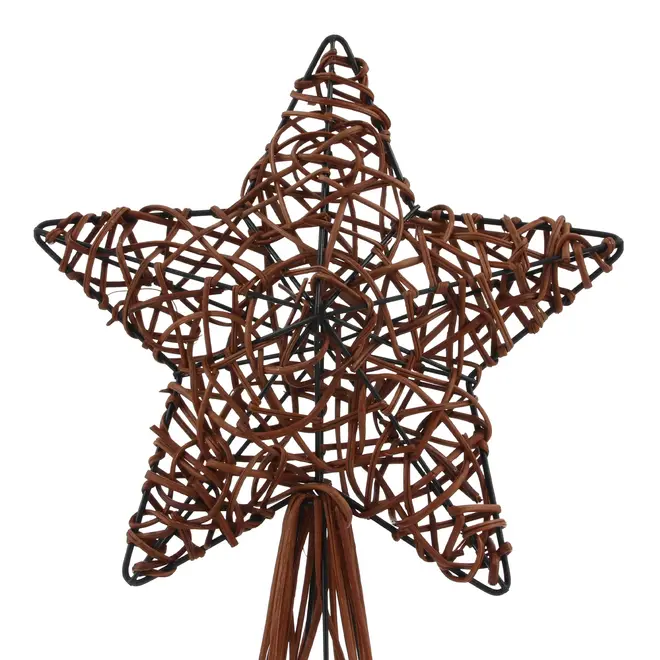 ESTRELA PONTEIRA 31 CM HOHO HOME - MARROM/MANJERICÃO - Foto 5