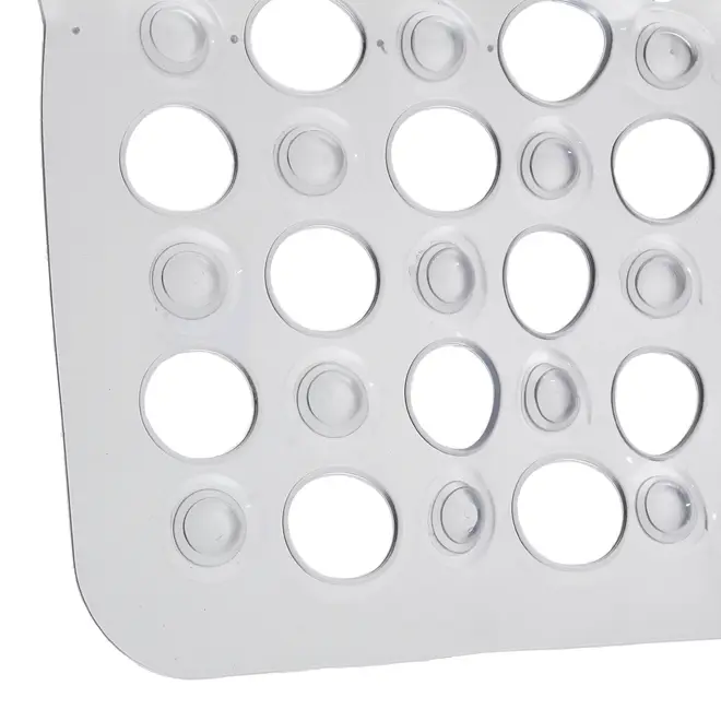 TAPETE PARA BOX 48 CM X 31 CM FITFIX - BRANCO TRANSLUCIDO - Foto 2