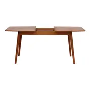 MESA DE JANTAR EXTENSÍVEL 1,36 M/1,76 M X 90 CM OREGON - NOZES - Foto 2