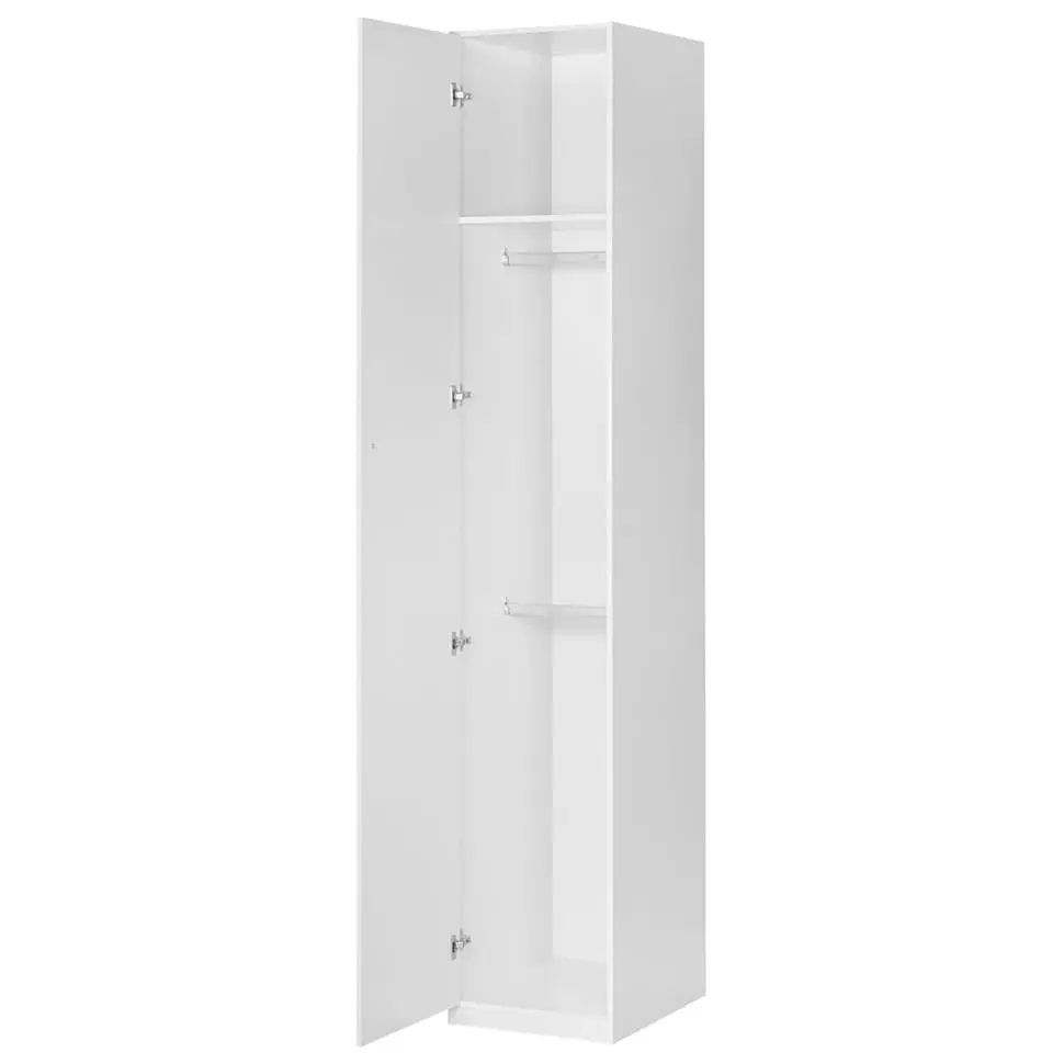 MAXIMUS GUARDA-ROUPA 1 PORTA 35 - BRANCO - Foto 4