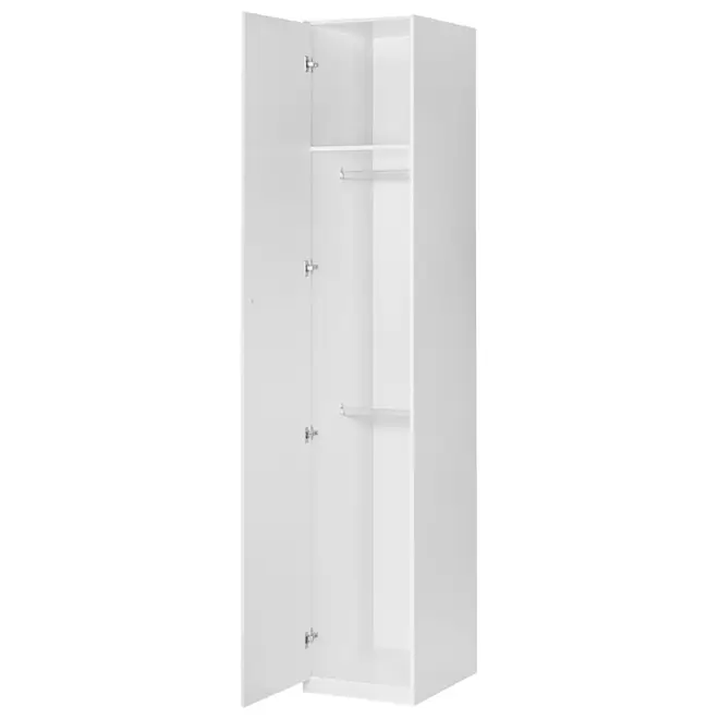 MAXIMUS GUARDA-ROUPA 1 PORTA 35 - BRANCO - Foto 4