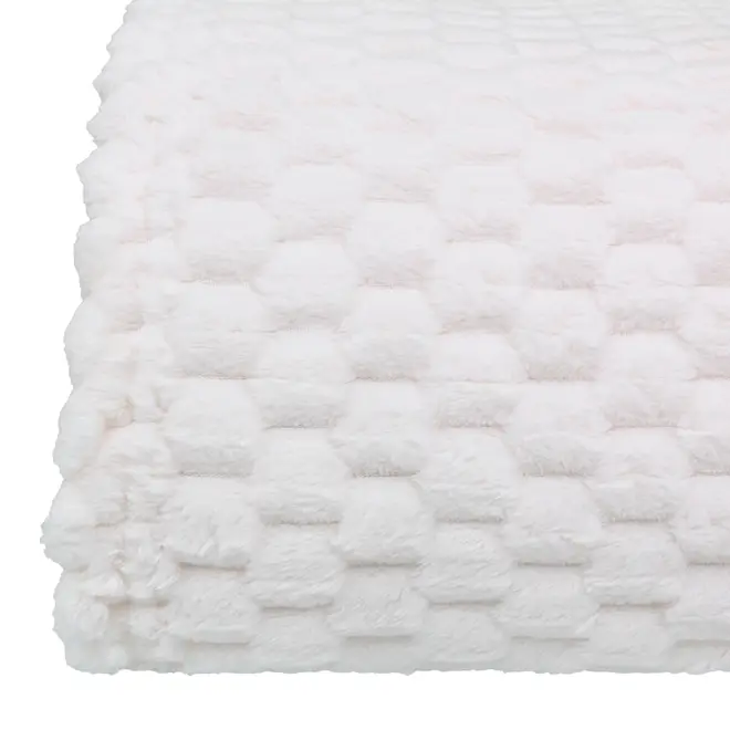 MANTA CASAL/QUEEN 2,30 M X 2,60 M EIGER - OFF WHITE - Foto 3