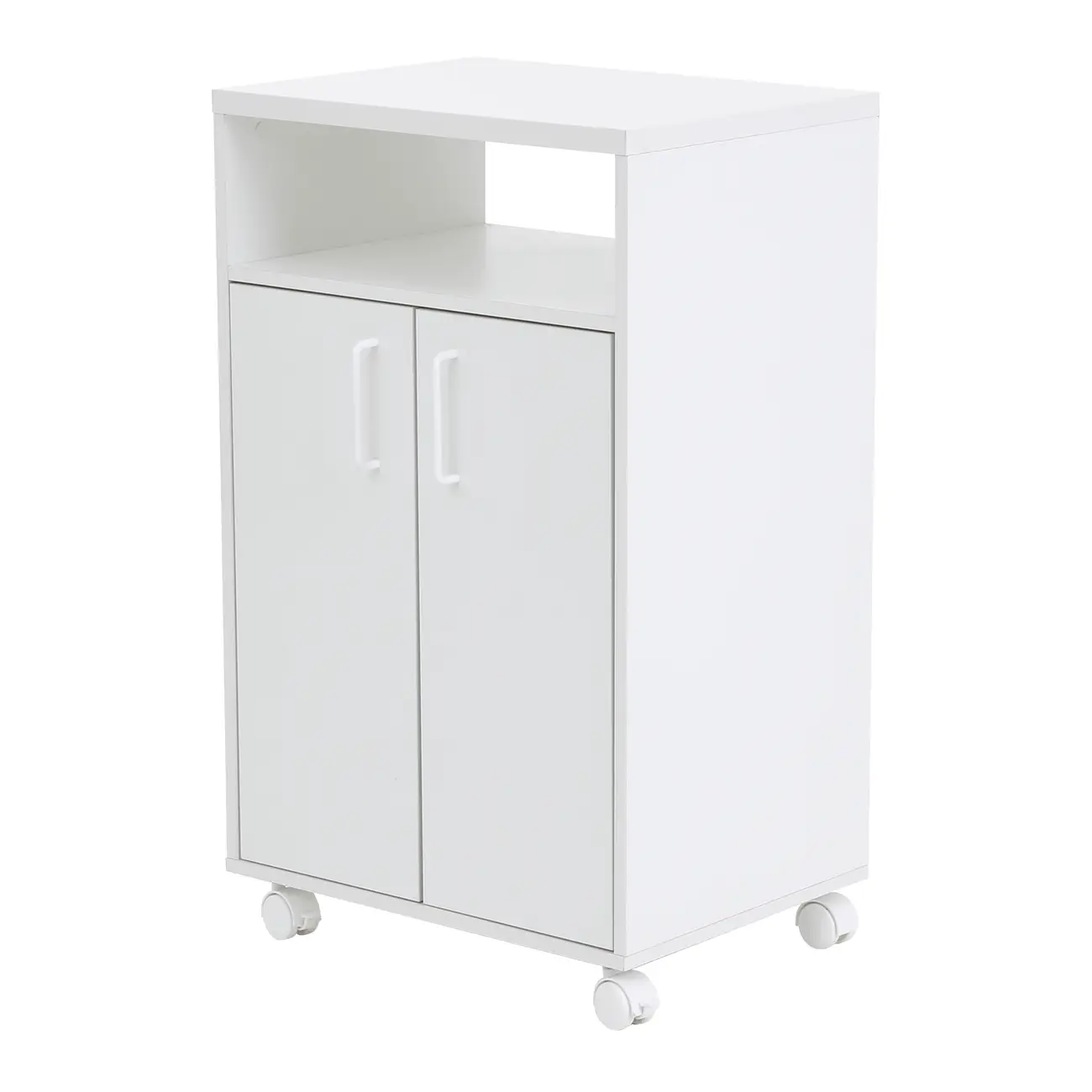 CARRINHO 2 PORTAS 55 CM X 42 CM PRÁTICA - BRANCO - Foto 12