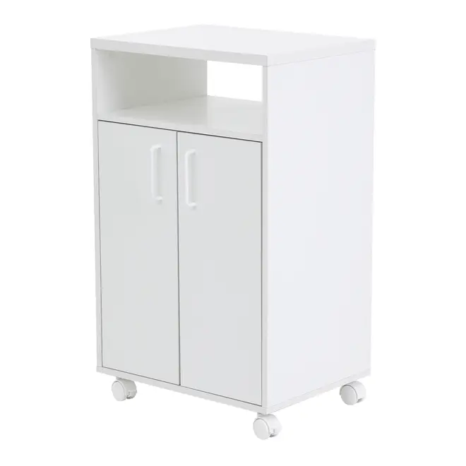 CARRINHO 2 PORTAS 55 CM X 42 CM PRÁTICA - BRANCO - Foto 12