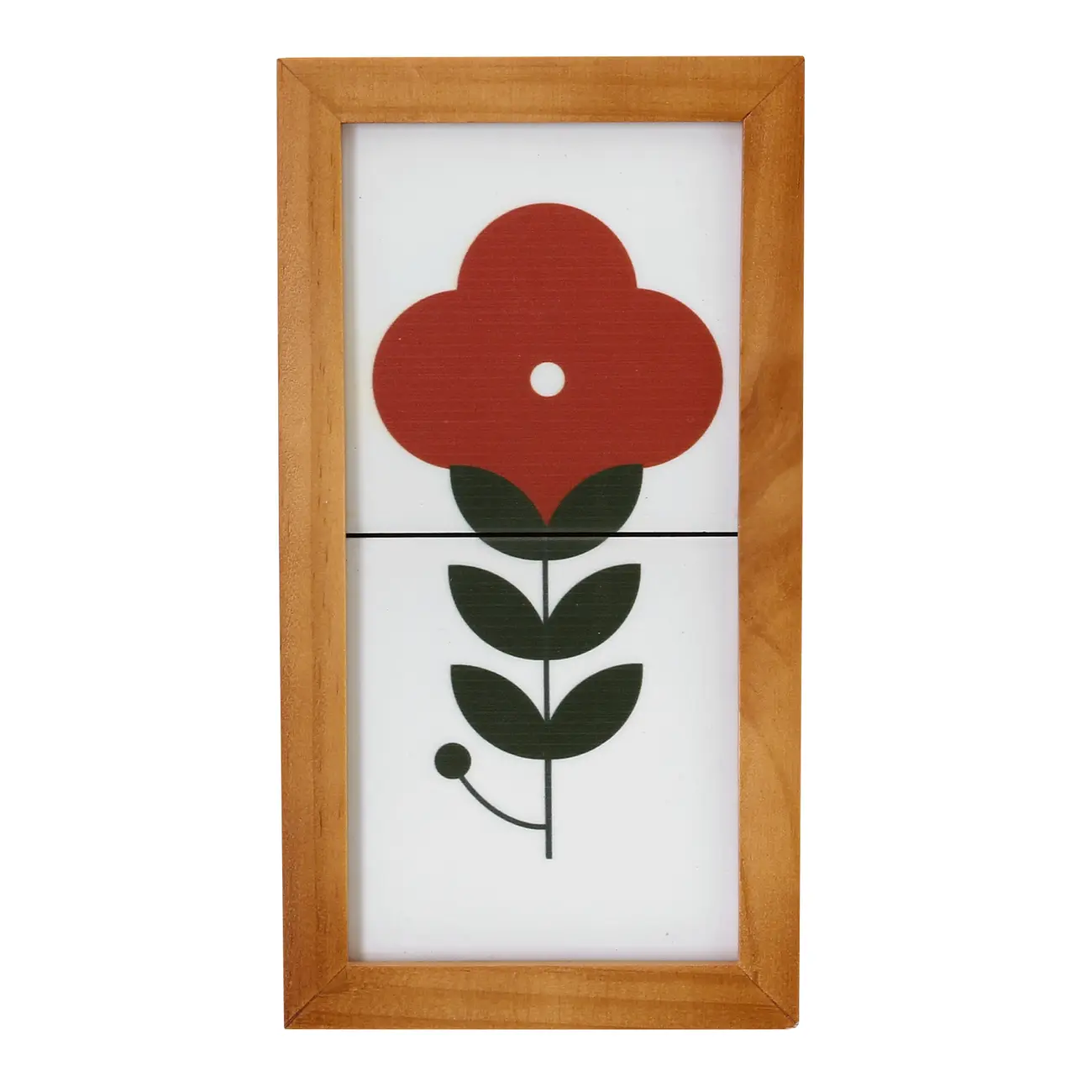 QUADRO 12 CM X 22 CM BLOOMBELOT - NOZES/TERRACOTA - Foto 1
