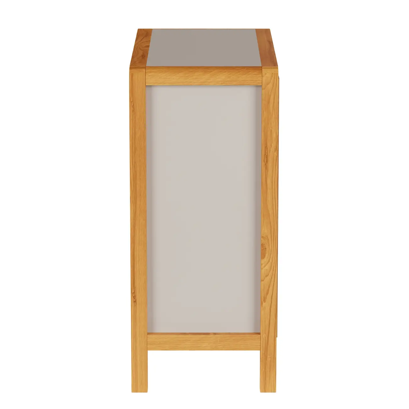 CÔMODA 4 GAVETAS 90 CM X 45 CM KANT - CAMELO/AMÊNDOA - Foto 2