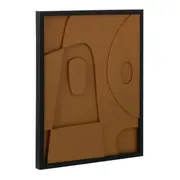 QUADRO 50 CM X 40 CM DIMENSIONS - PRETO/CANELA DO CEILÃO - Foto 2