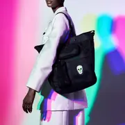 BOLSA CAVEIRA - PRETO/VERDE FLUOR - Foto 14