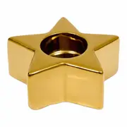 SUPORTE VELA ESTRELA 4 CM FINE FESTIVITY - OURO - Foto 4