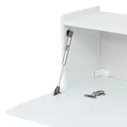 RACK SUSPENSO 2 PORTAS BASCULANTE 1,63 M X 28 CM FIT IN - BRANCO - Foto 10