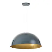 LUMINÁRIA DE TETO ATMOSFERA I - VERDE ESCARAVELHO/DOURADO - Foto 2