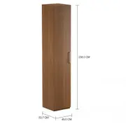 MAXIMUS GUARDA-ROUPA 1 PORTA 3 GAVETAS 45 - FREIJÓ - Foto 19