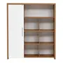 ARMÁRIO PARA ESCRITÓRIO ALTO 1 PORTA BOSS - OAK TAMMI/BRANCO - Foto 1