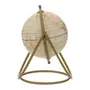 ADORNO MESA 25 CM MUNDI GLOBO TERRESTRE - OFF WHITE/DOURO - Foto 4