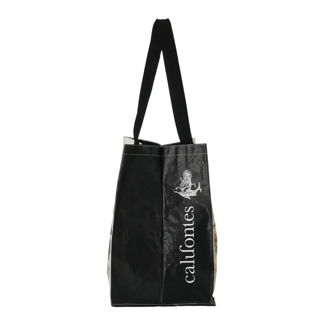 SACOLA REUTILIZÁVEL NATUREZA BOTÂNICA - MULTICOR/PRETO - Foto 6