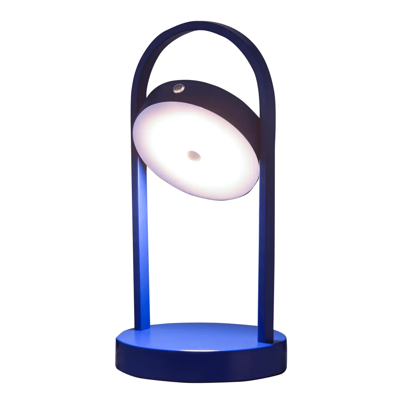 LUMINÁRIA DE MESA LED RECARREGÁVEL SOLARE - AZUL COBALTO - Foto 4