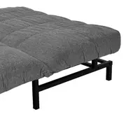 SOFÁ-CAMA 2 LUGARES PLIE - CINZA - Foto 12