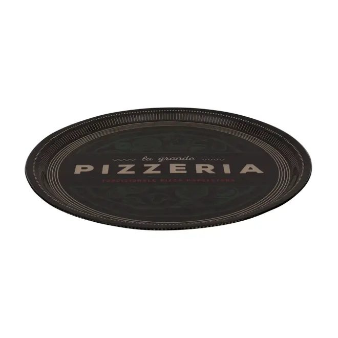 PRATO PARA SERVIR 37 CM LA GRANDE PIZZERIA - ENGLISH GREEN/PRETO - Foto 11