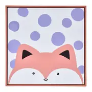QUADRO 20 CM X 20 CM ANIMALS FOX - MELÃO/MOUSSE DE JABUTICABA - Foto 1