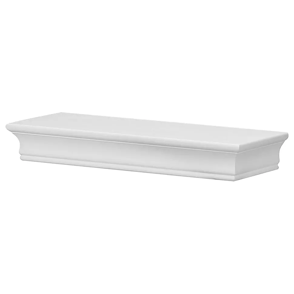 PRATELEIRA 8 CM X 60 CM X 22 CM BRIDA - BRANCO - Foto 1