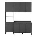 ARMÁRIO COZ COMPL. 8P/1GV 4 PÇS SLEEK