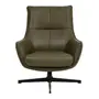 POLTRONA GIRATÓRIA BERGEN JOY - PRETO/MUSGO - Foto 2