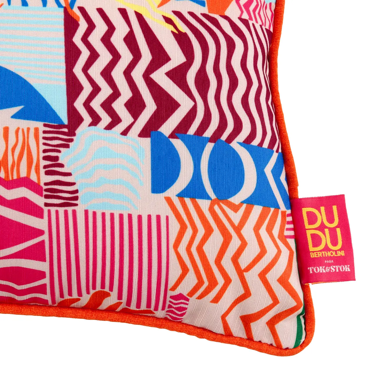 ALMOFAFA 50 CM X 32 CM VIBRA VERÃO MEMPHIS CLARA - VERDE ÁGUA/AÇAY - Foto 4
