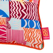ALMOFAFA 50 CM X 32 CM VIBRA VERÃO MEMPHIS CLARA - VERDE ÁGUA/AÇAY - Foto 4