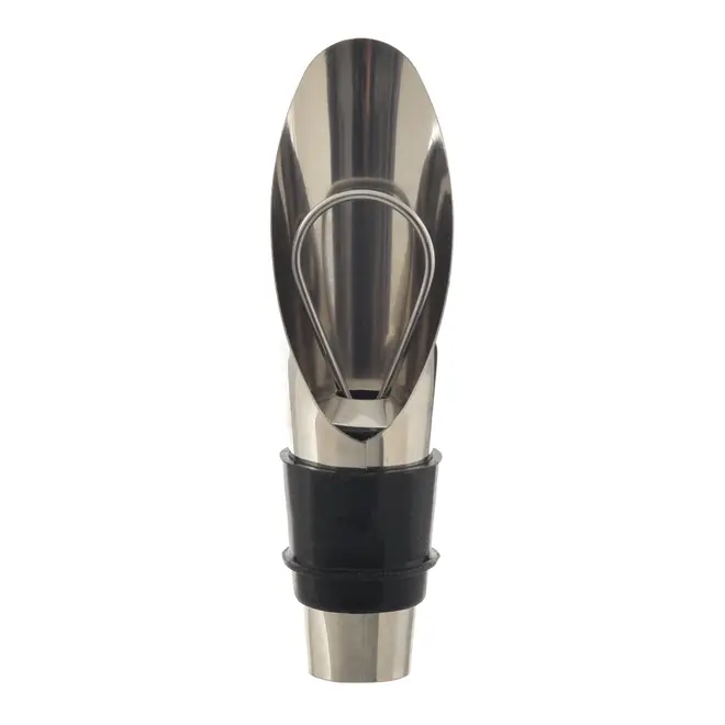 KIT PARA VINHO COM 3 PEÇAS TICINO - PRETO/INOX - Foto 6