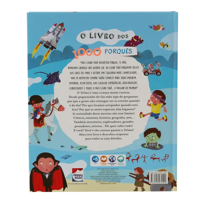 DOS 1000 PORQUÊS LIVRO INFANTIL - MULTICOR - Foto 4
