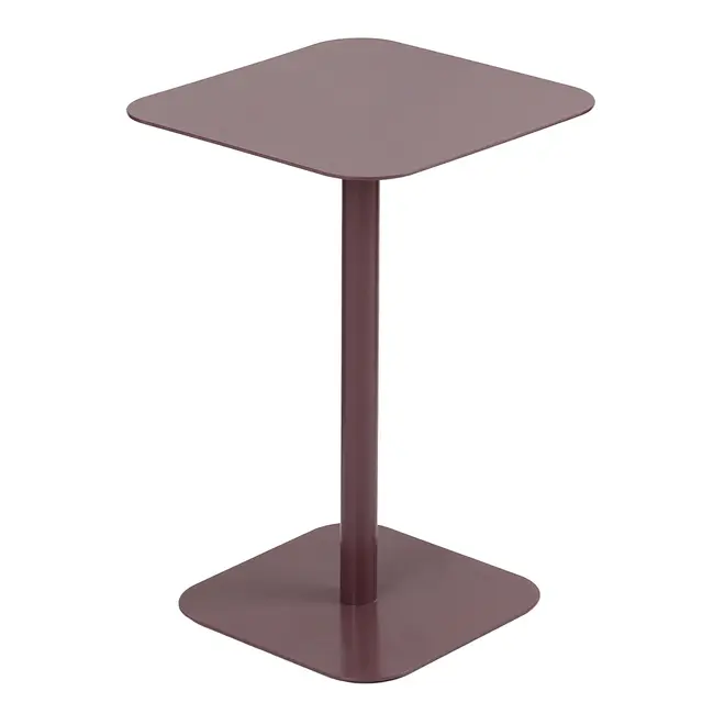 MESA LATERAL BAIXA 37 CM X 37 CM FOXY - RUBY MOCHA - Foto 1