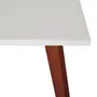 MESA 90 CM X 90 CM LIN - NOZES/BRANCO - Foto 4