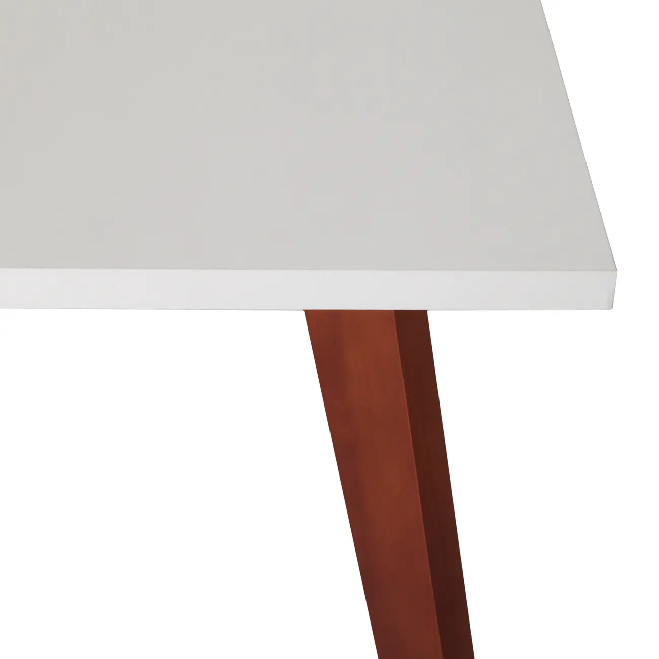 MESA 90 CM X 90 CM LIN - NOZES/BRANCO - Foto 4