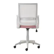 CADEIRA DE ESCRITÓRIO FRESH - CINZA CLARO/QUARTZO ROSA - Foto 4