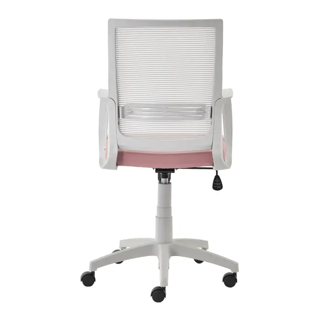 CADEIRA DE ESCRITÓRIO FRESH - CINZA CLARO/QUARTZO ROSA - Foto 4