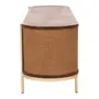 RACK 1,80 M X 43 CM ECLAIR TELA - NOZES/DOURADO - Foto 3