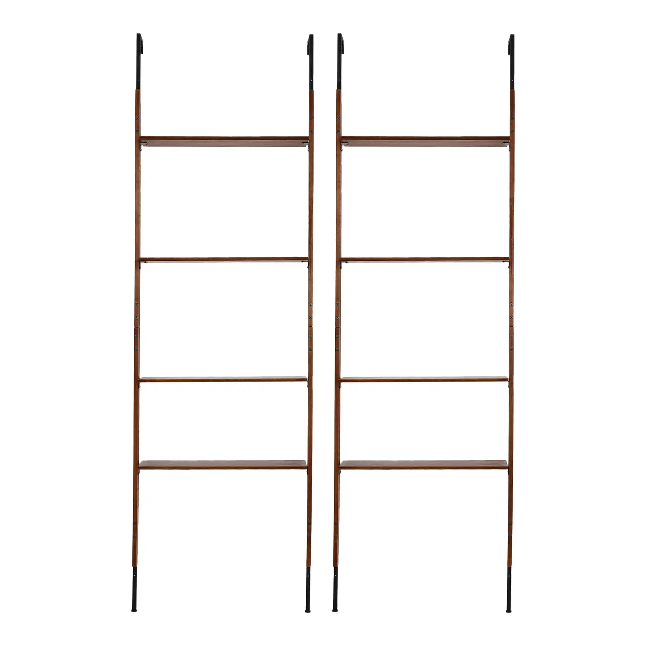 ESTANTE 1,72 M X 2,41 M LIBRERIA - NOZES/PRETO - Foto 1