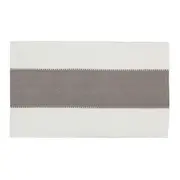 PANO DE COPA 40 CM X 70 CM BARRINHA - NATURAL/CAMELO - Foto 1