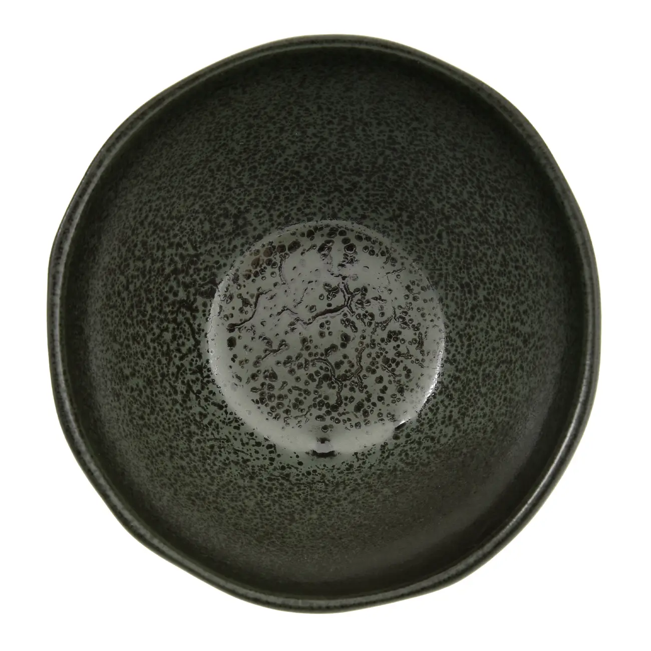 TIGELA 13 CM GEO ORGÂNICO - VERDE ESCURO/PRETO - Foto 3