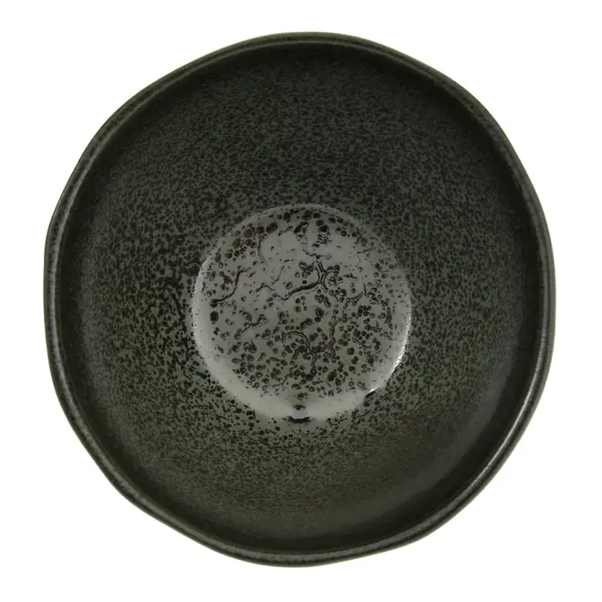 TIGELA 13 CM GEO ORGÂNICO - VERDE ESCURO/PRETO - Foto 3