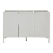 ARMÁRIO INFERIOR 120 3P C/TAMPO SLEEK - BRANCO/GRANILITE - Foto 4