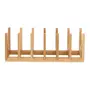 ORGANIZADOR DE PRATOS HORIZONTAL BAMBOO - BAMBU - Foto 2