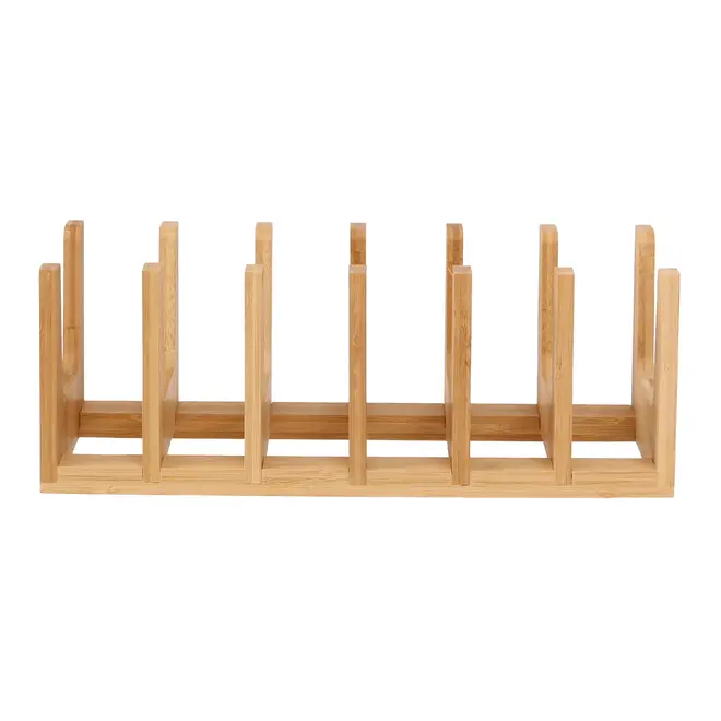 ORGANIZADOR DE PRATOS HORIZONTAL BAMBOO - BAMBU - Foto 2