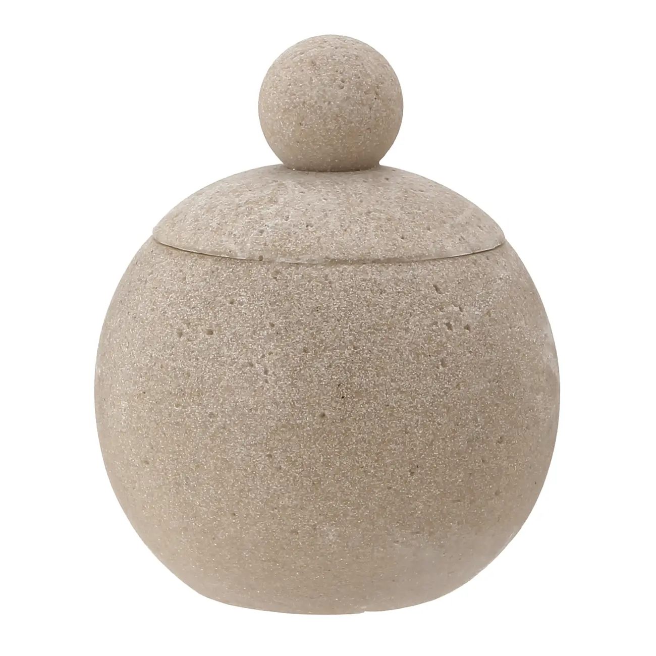 PORTA-ALGODÃO KESHI - BEGE/BRANCO - Foto 2
