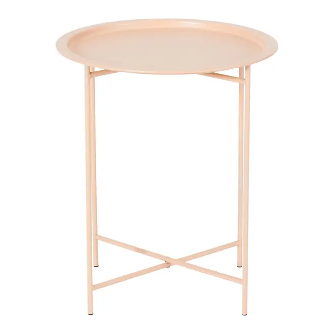 MESA LATERAL REDONDA 41 CM PLATTER - VIN ROSE - Foto 3