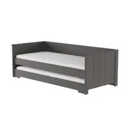 CAMA-SOFÁ 78 CM COM CAMA INFERIOR MON DIEU - GRIS BRULÉ - Foto 6