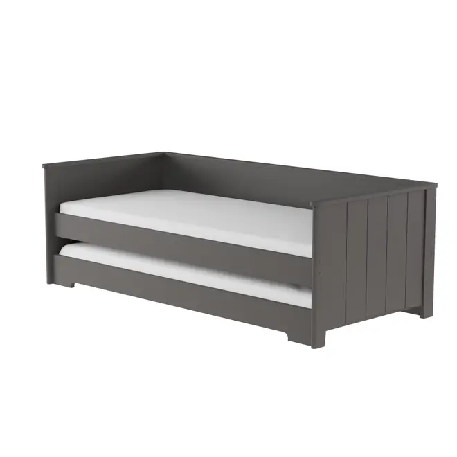 CAMA-SOFÁ 78 CM COM CAMA INFERIOR MON DIEU - GRIS BRULÉ - Foto 6