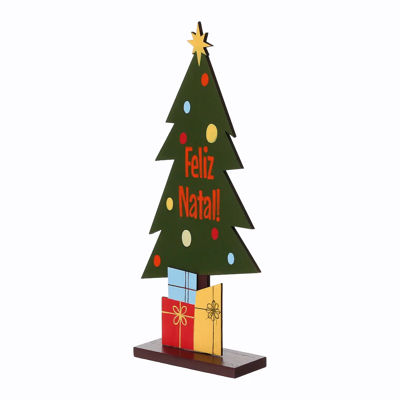 ADORNO DE MESA ÁRVORE 30 CM SANTA ROCKS - MUSGO/MULTICOR - Foto 2